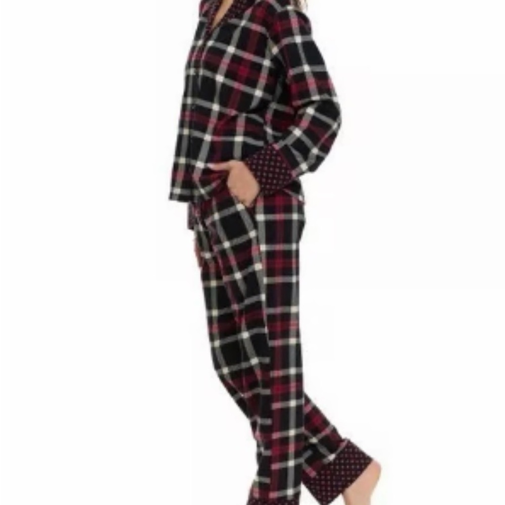 ❤️Vera Bradley Red and Black Plaid Women’s Pajama Set 100%Cotton ,Size S New